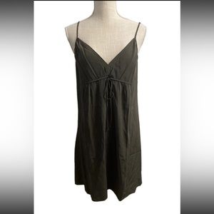 Twelfth Street by Cynthia Vincent - Silk Mini Slip Dress Size S Brown EUC